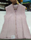 Lavender Sleevless Knitted Cardigan