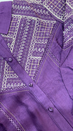 Purple Imported Fabric Co-ord Set