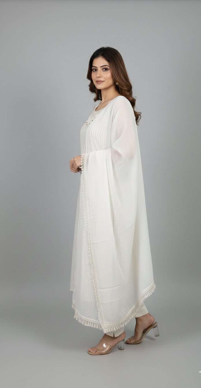 Khaadi Cotton Plazo Suit