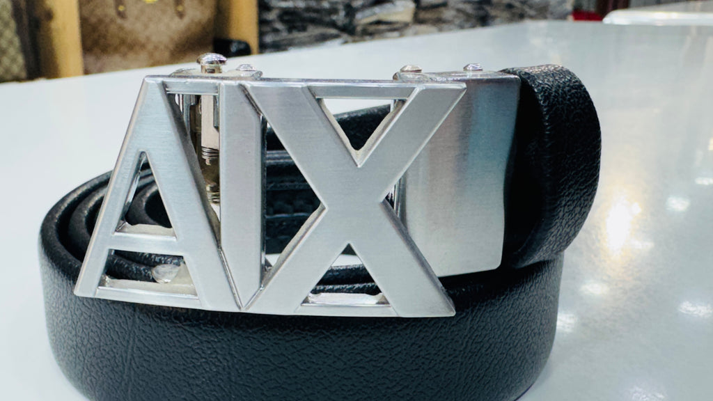 Black Leather Armani Belt