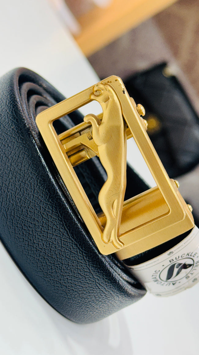 Black Leather Belt Main Image