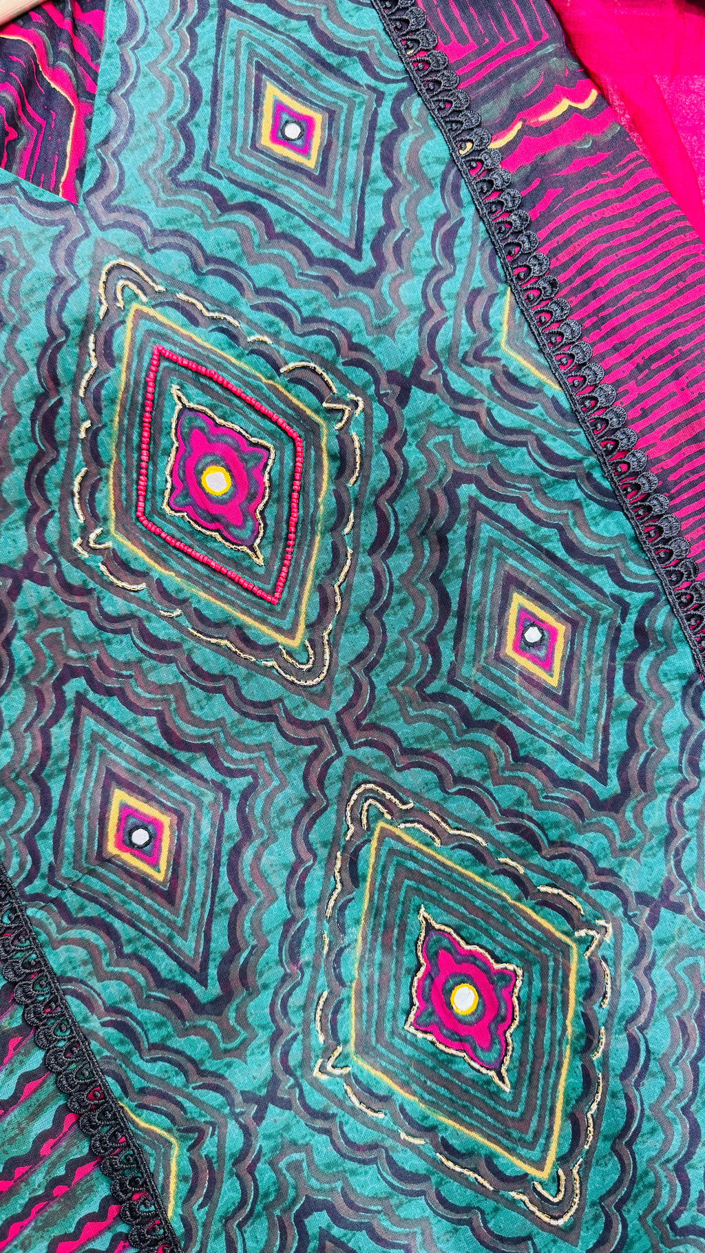 Printed Modal Fabric Plazo Suit