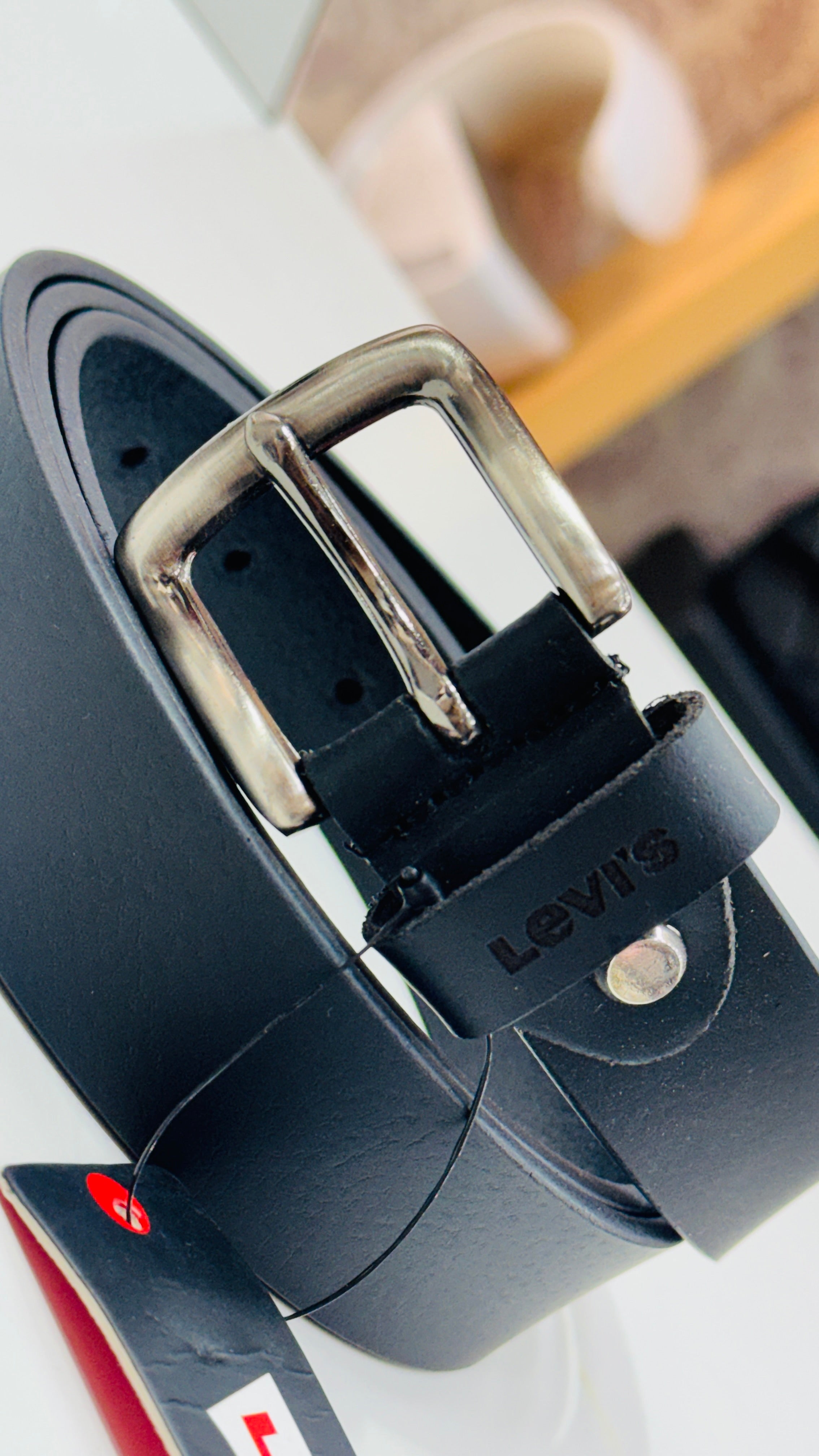 FORMAL BLACK LEATHER BELT