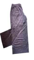 LAVENDER VAVET ZARI WORK PLAZO SUIT