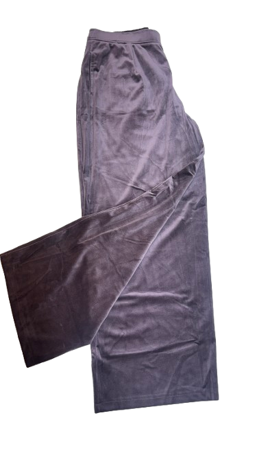 LAVENDER VAVET ZARI WORK PLAZO SUIT