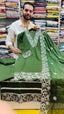Pure Cotton Straight Mehndi Plazo Suit