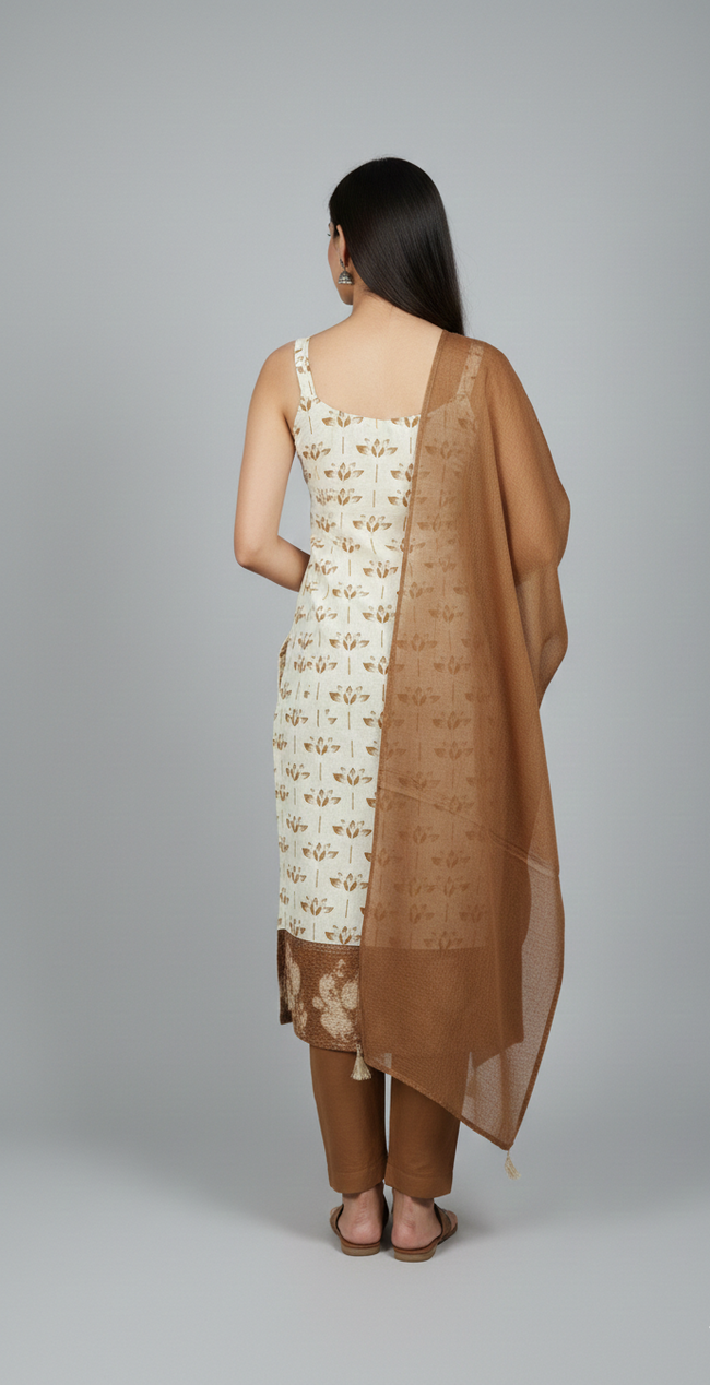 Super Gorgeous Noodle Strap Cotton Plazo Set Main Image