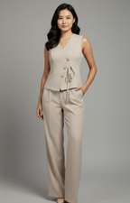 Sleeveless Imported Co-ord Set