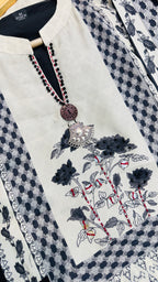 Pure Georgette and Crepe From Suit with Frill