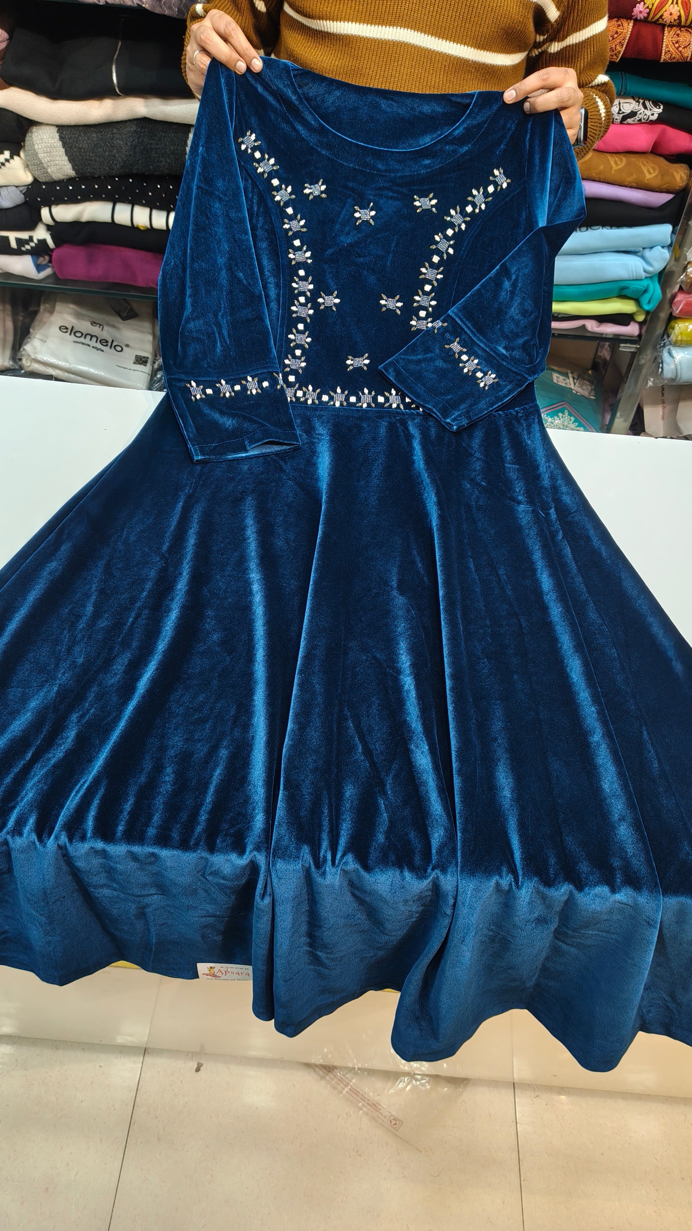 Valvet One Piece Dress