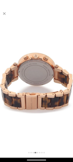 Michael Kors Rose Golden Tone Glitz Watch