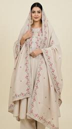 Mull Chanderi Ash Frok Suit