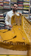 Pure Cotton Dark Mustard Frok Suit