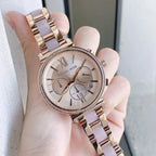 Michael Kors Rose Golden Watch ( First Copy )