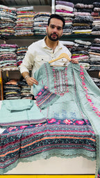 Pure Maslin C-Cut Sharara Suit