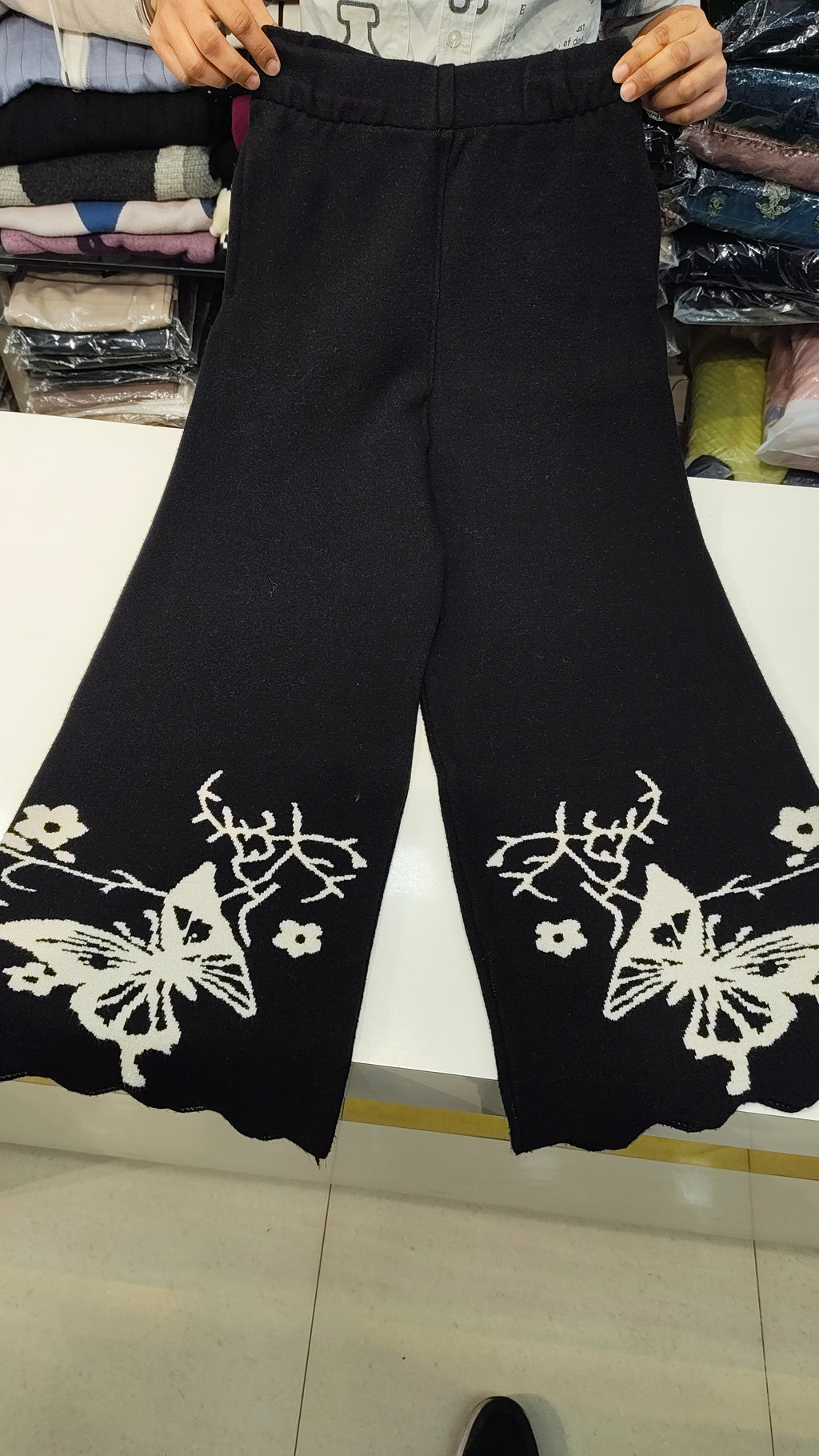 Black Woolen Co-ord Set