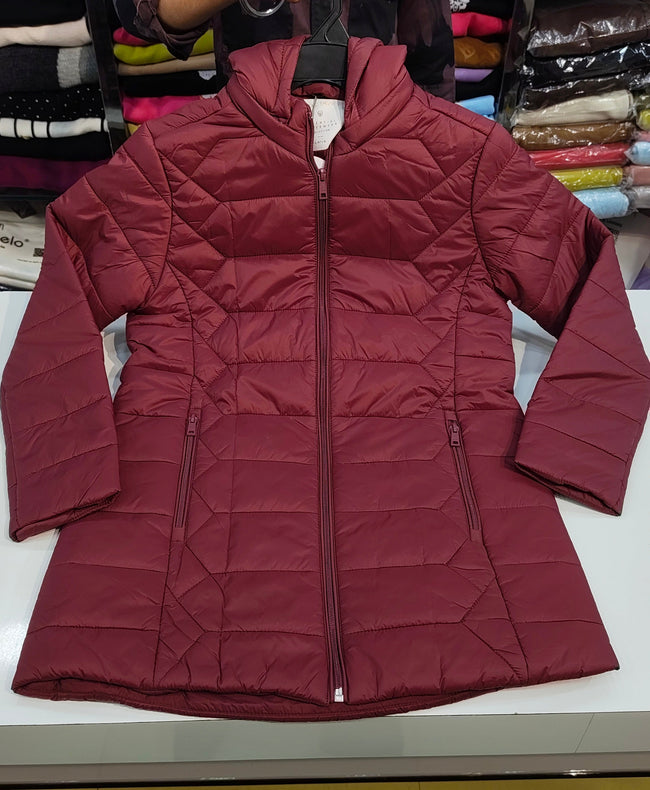 OC LONG MAROON JACKET Hover Image