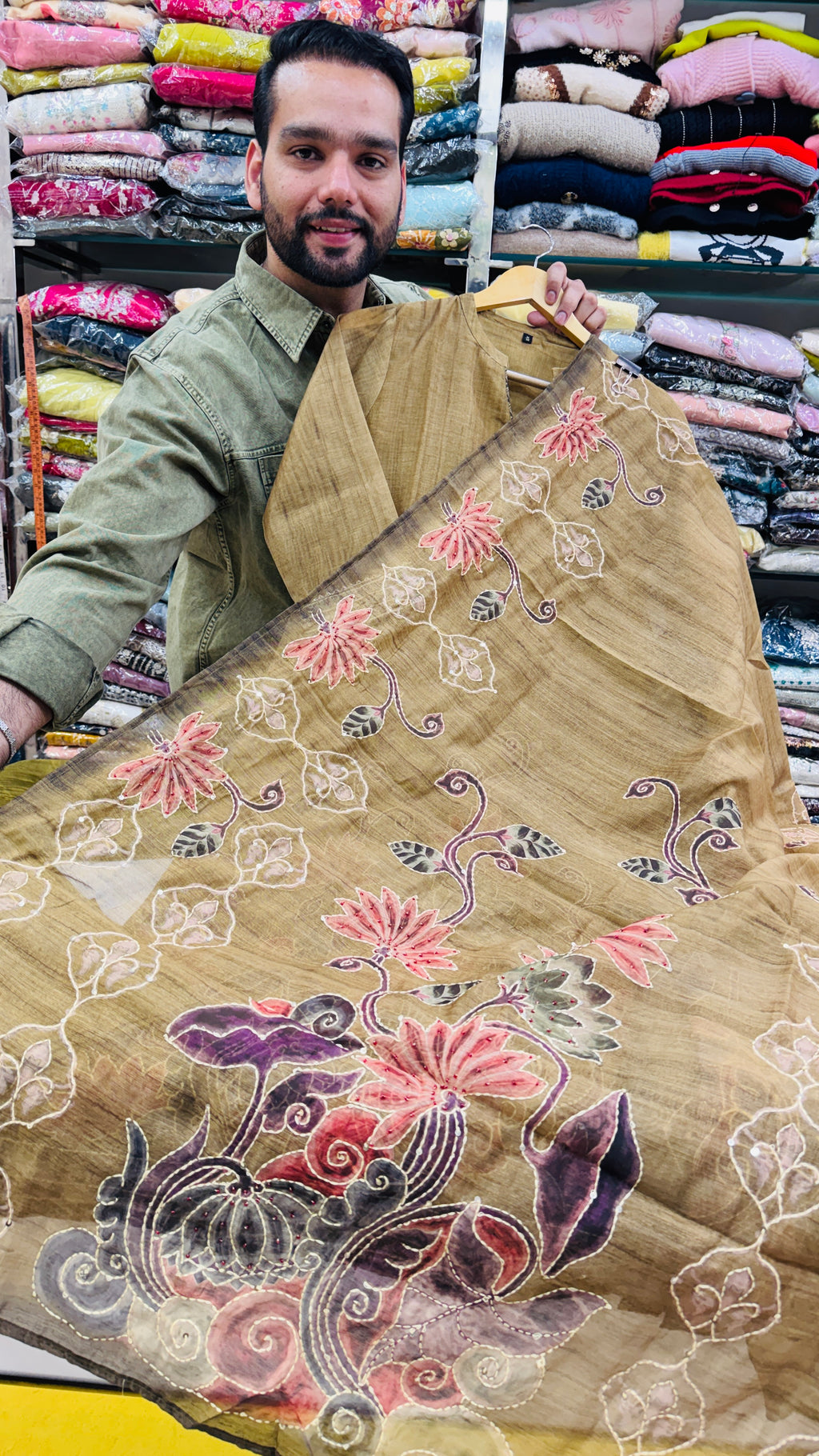 RA-0324 CHANDERI PLAZO SUIT