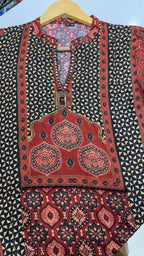 Pure Cotton Frill Frok Suit with Dapatta