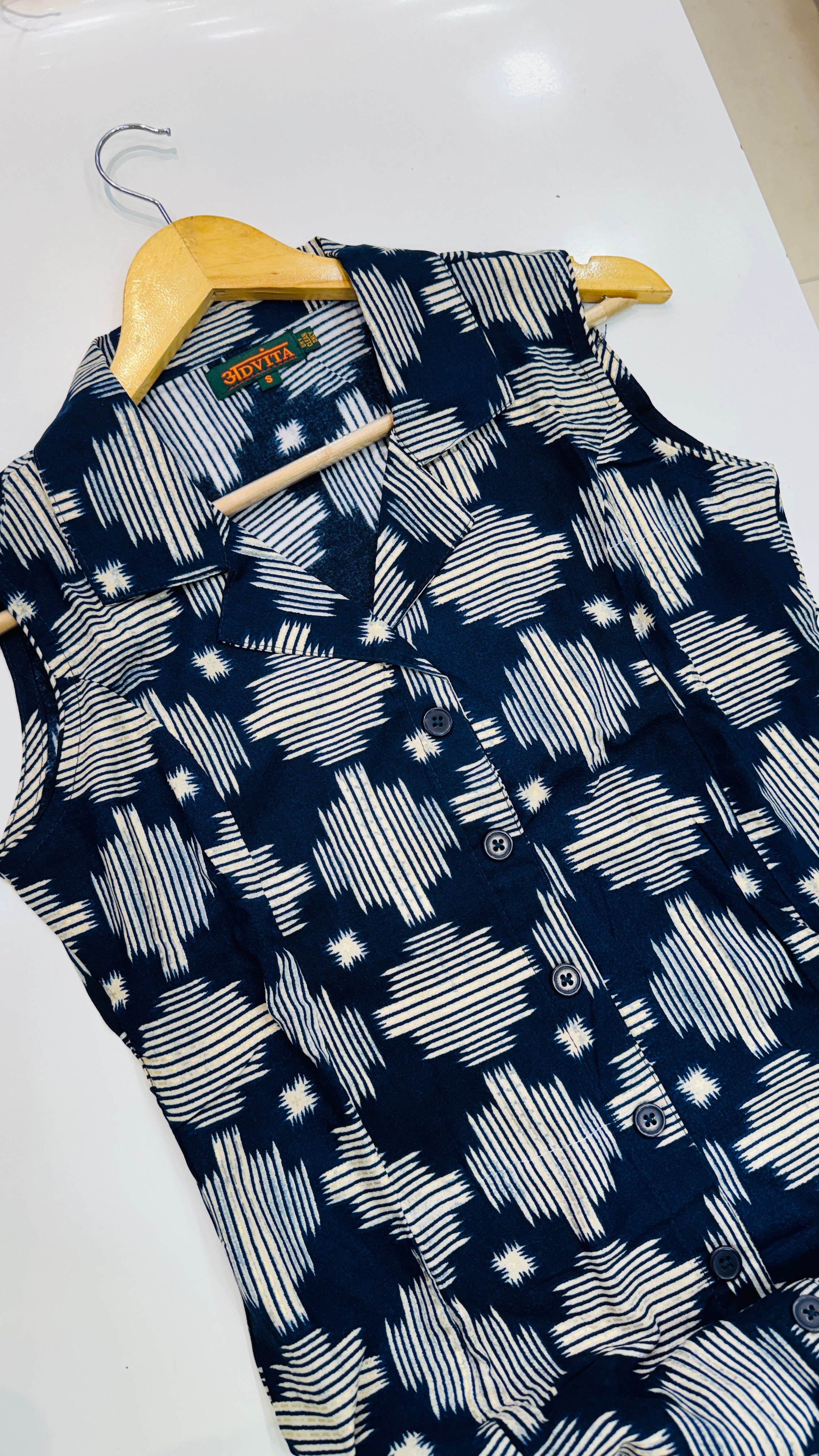 Rayon Fabric Two Pcs Co-ord Set (3/4 Sleeves Inside)