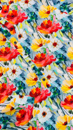 Digital Print Hand Work Rayon Co-ord Set