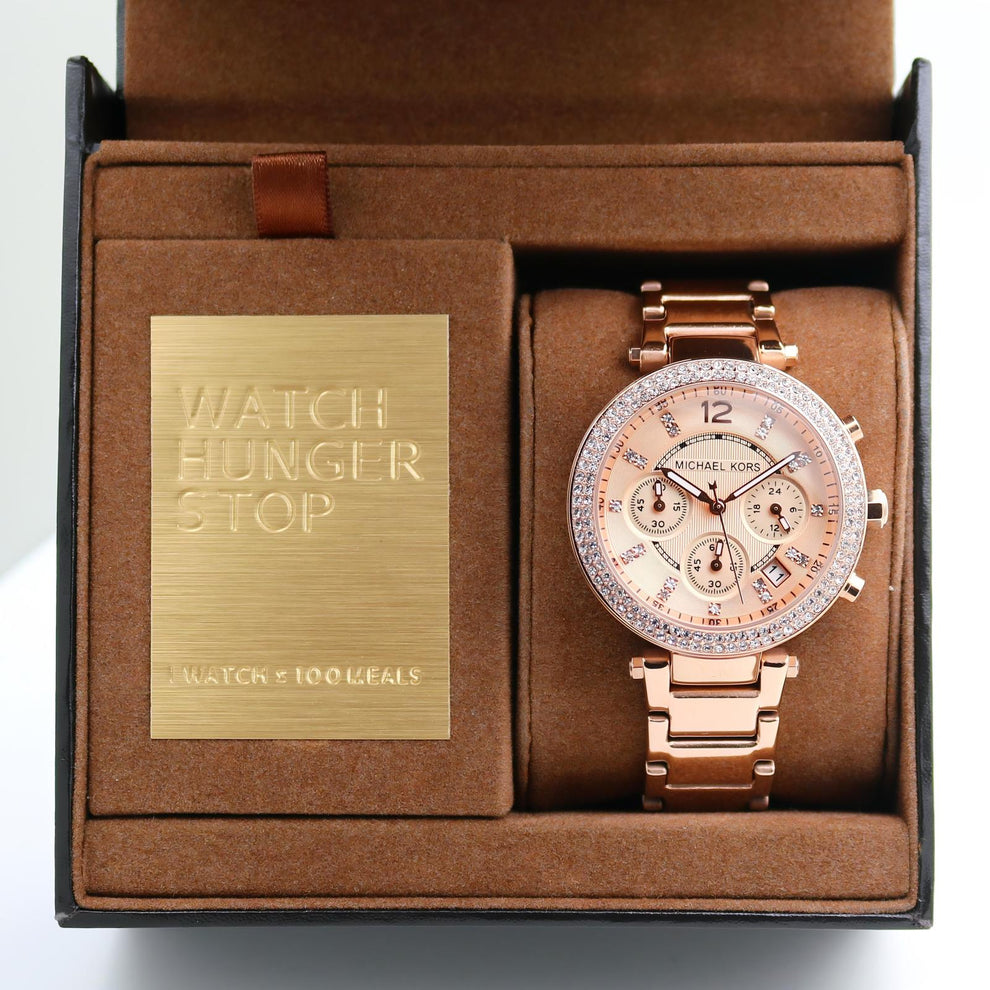 Michael Kors Rose Golden Watch ( First Copy )