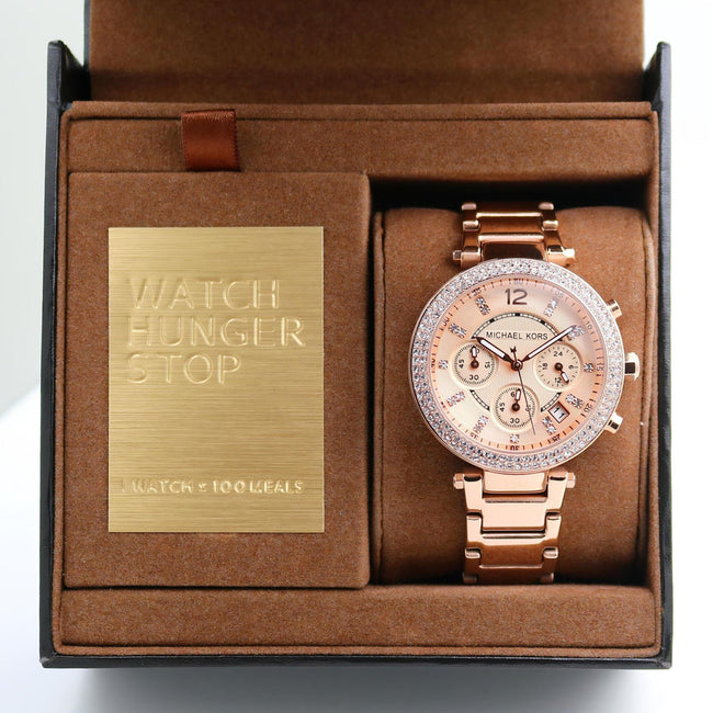 Michael Kors Rose Golden Watch ( First Copy ) Main Image
