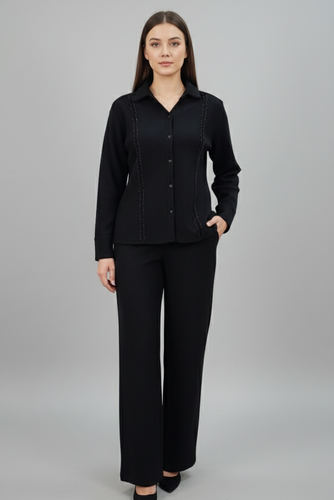 Monte Carlo Black Co-ord Set Hover Image