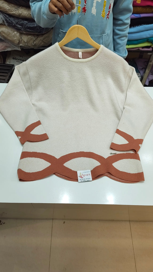 Woolen Cream Co-ord Set Main Image