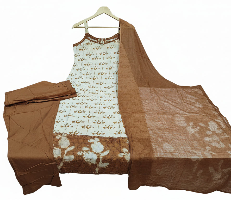 Super Gorgeous Noodle Strap Cotton Plazo Set