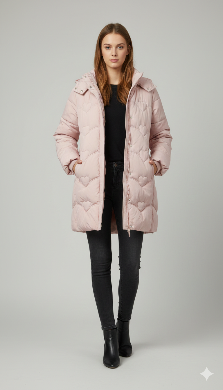 Pink Imported Long Jacket