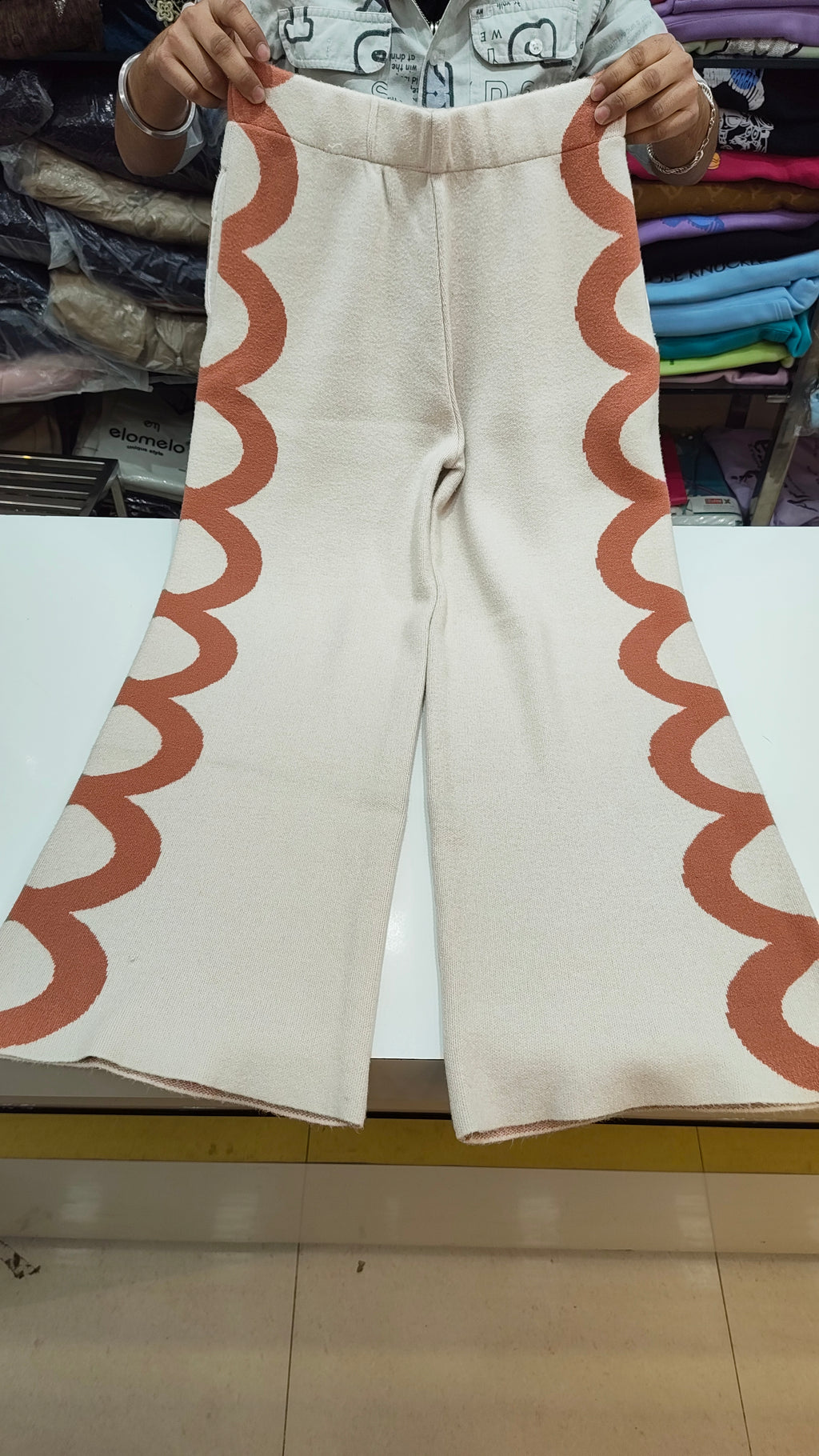 Woolen Cream Co-ord Set