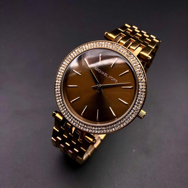 Michael Kors Copper Tone Glitz Watch ( First Copy ) Hover Image