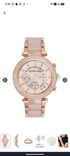 Michael Kors Rose Golden Watch ( First Copy )