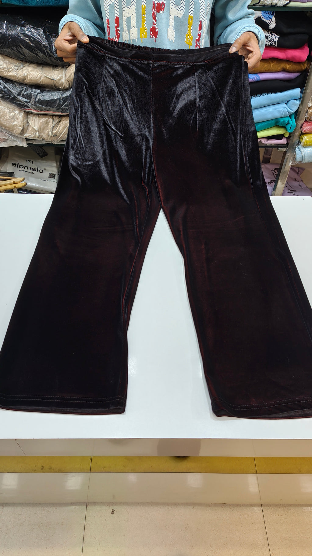 Wine Valvet Frok Suit