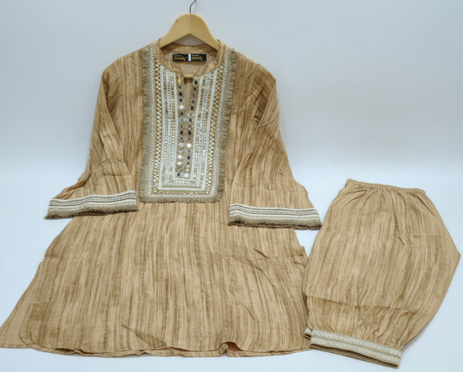 Tie n Die Cotton Afgani Co-ord Set Hover Image