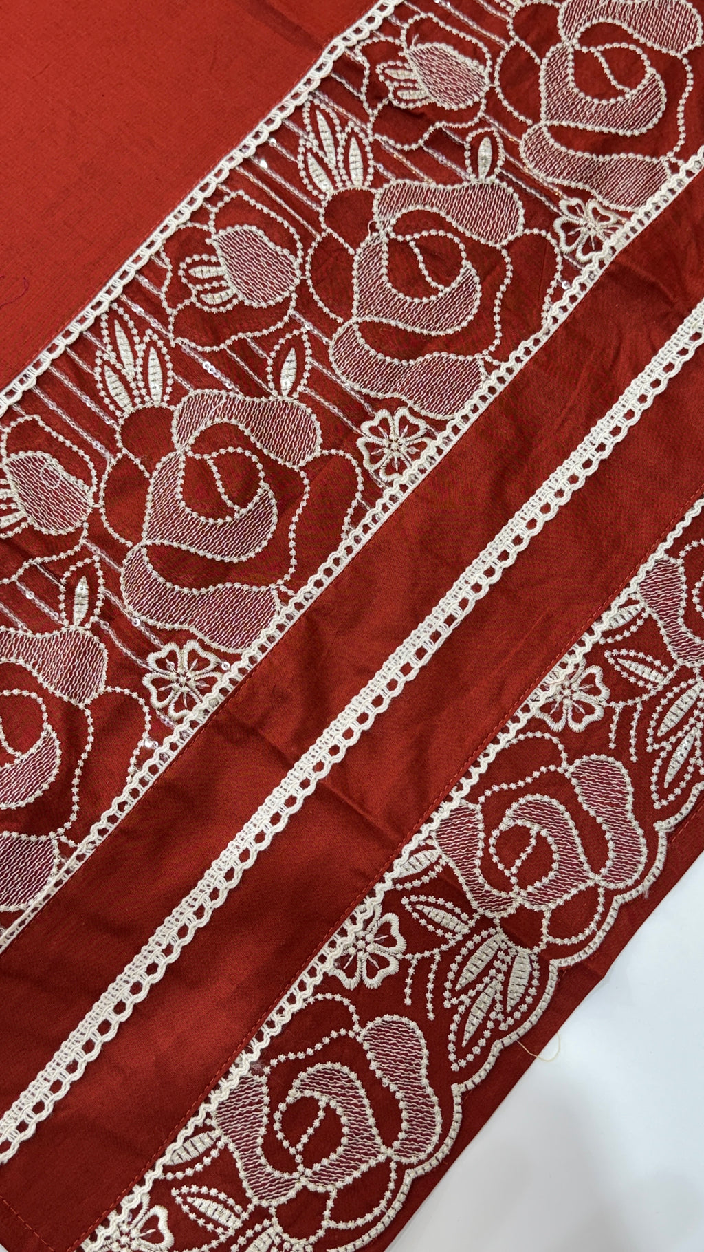 Pure Cotton Straight Rust Plazo Suit