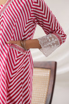 Front Pocket Cotton Pink Frok suit