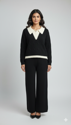 Imported Korean Collar Style Co-ord