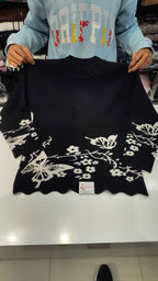 Black Woolen Co-ord Set