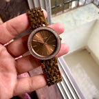 Michael Kors Copper Tone Glitz Watch ( First Copy )